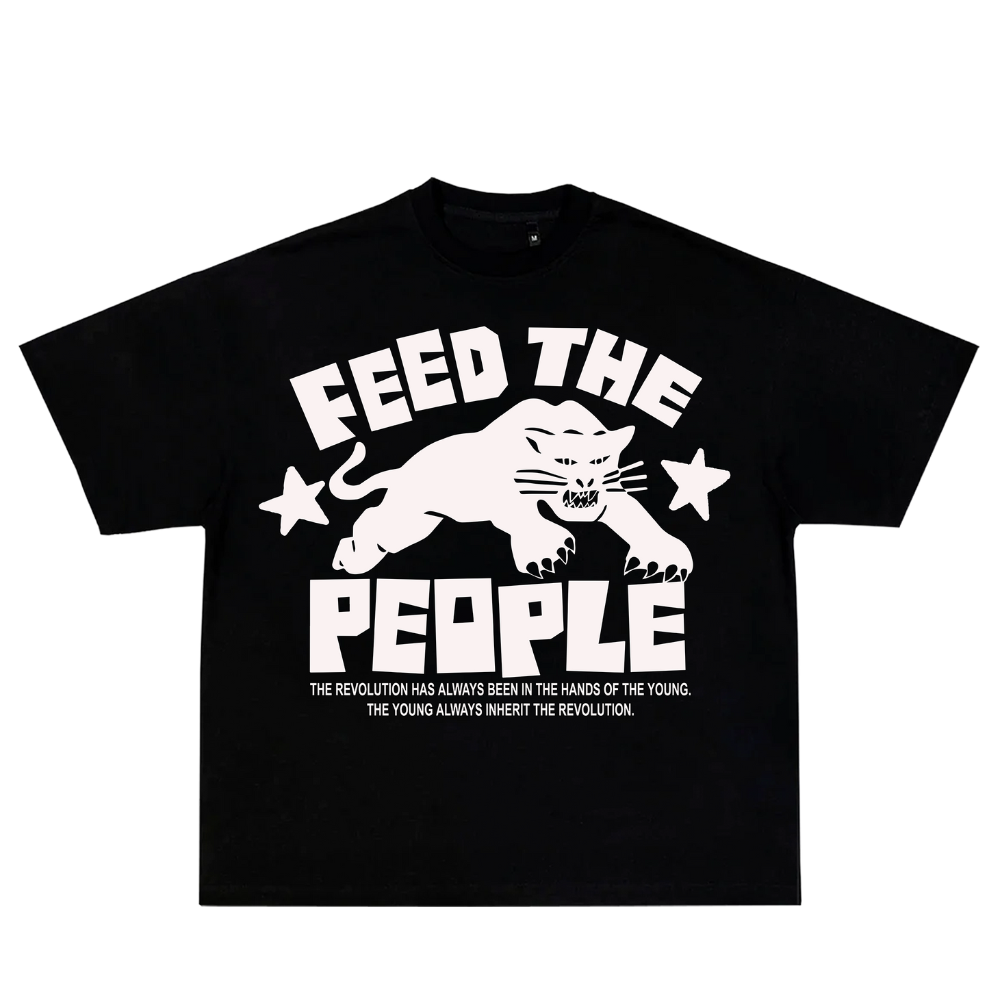 FEED THE PEOPLE (OVERSIZED BLACK T)