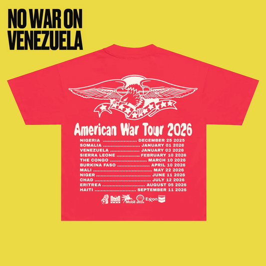 AMERICAN WAR TOUR (FREE VENEZUELA) **Limited Stock
