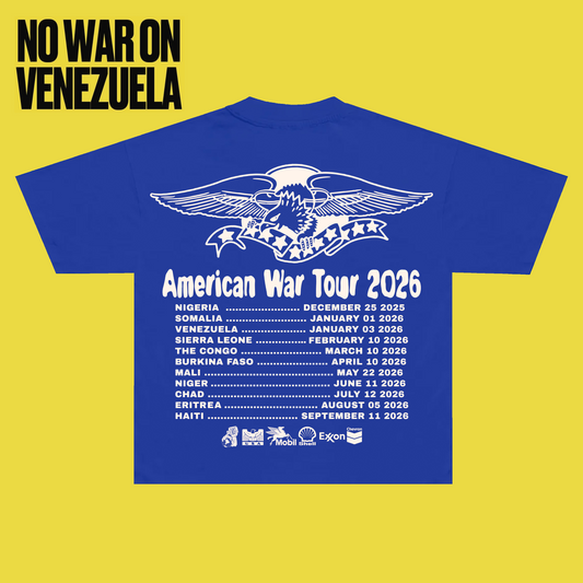 AMERICAN WAR TOUR (FREE VENEZUELA) **Limited Stock