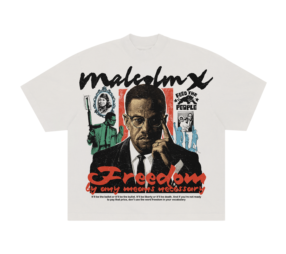 MALCOLM X - WHITE