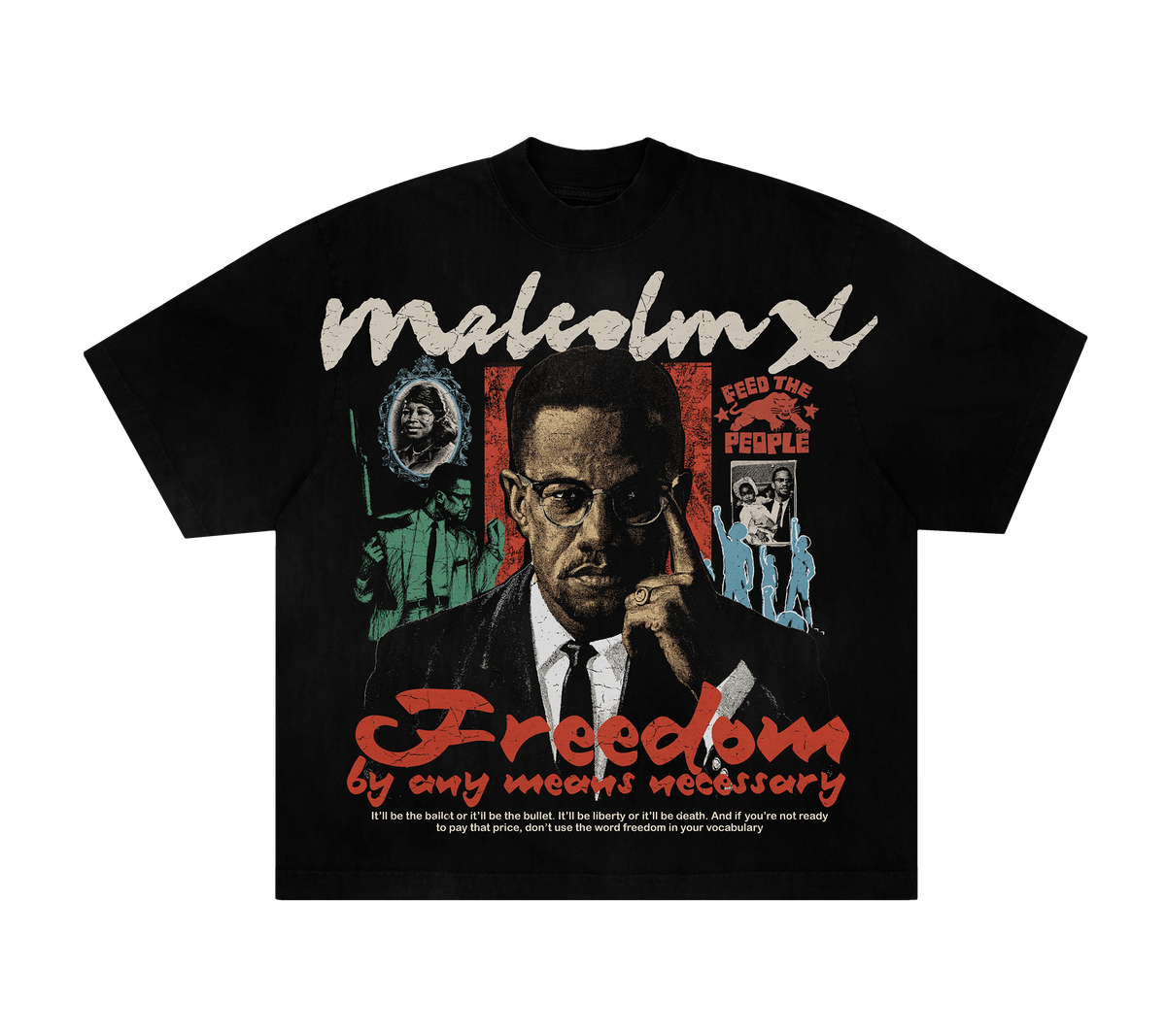 MALCOLM X - BLACK