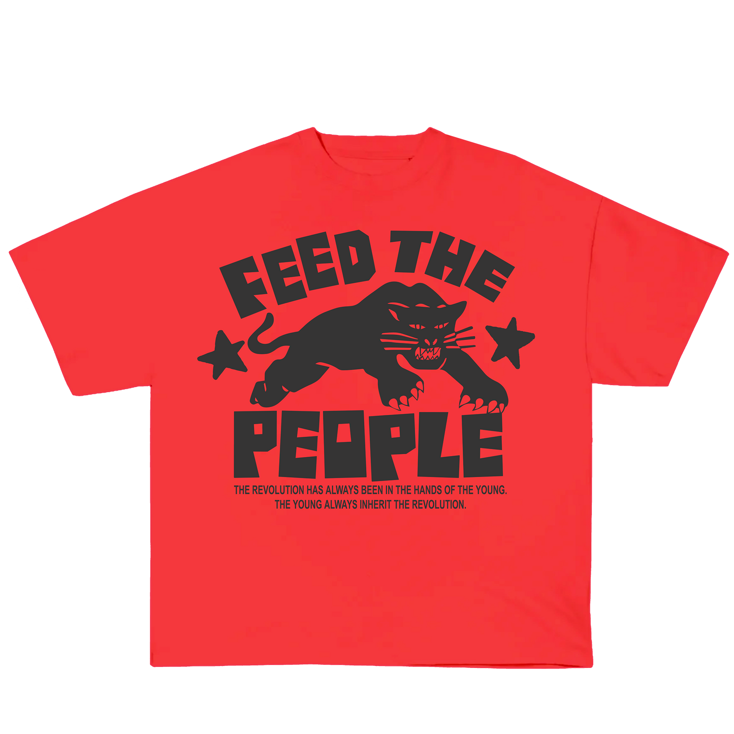 FEED THE PEOPLE (OVERSIZED RED T)