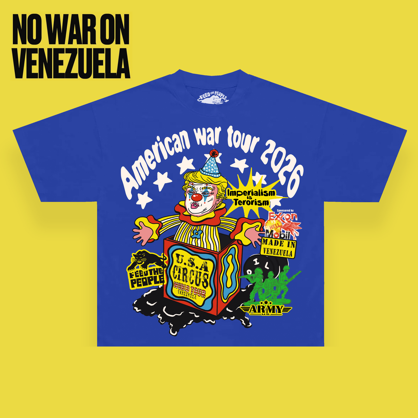 Trump the Clown (American War Tour) **BLUE
