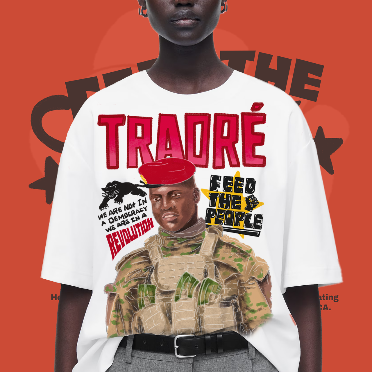 REVOLUTION - Ibrahim Traoré [VINTAGE WHITE]