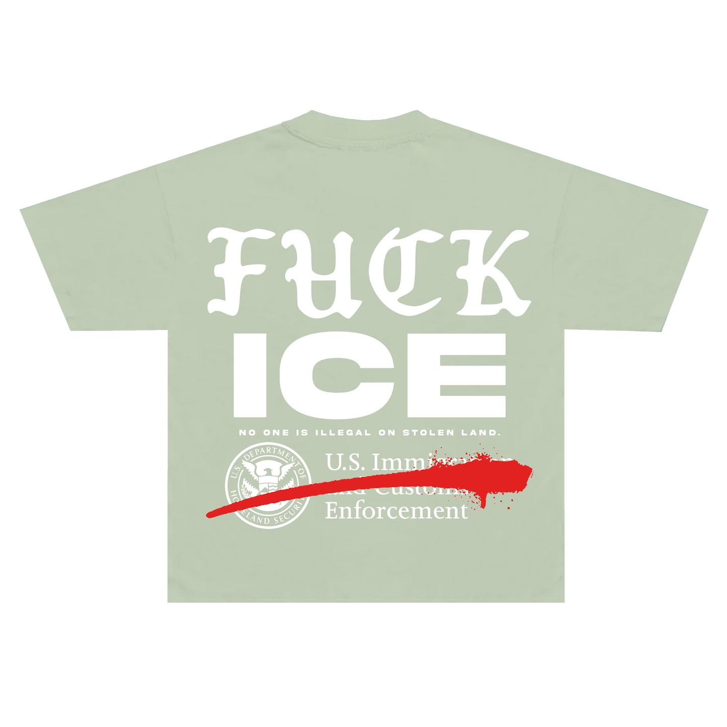 **NEW FUCK ICE (GREEN T-Shirt)