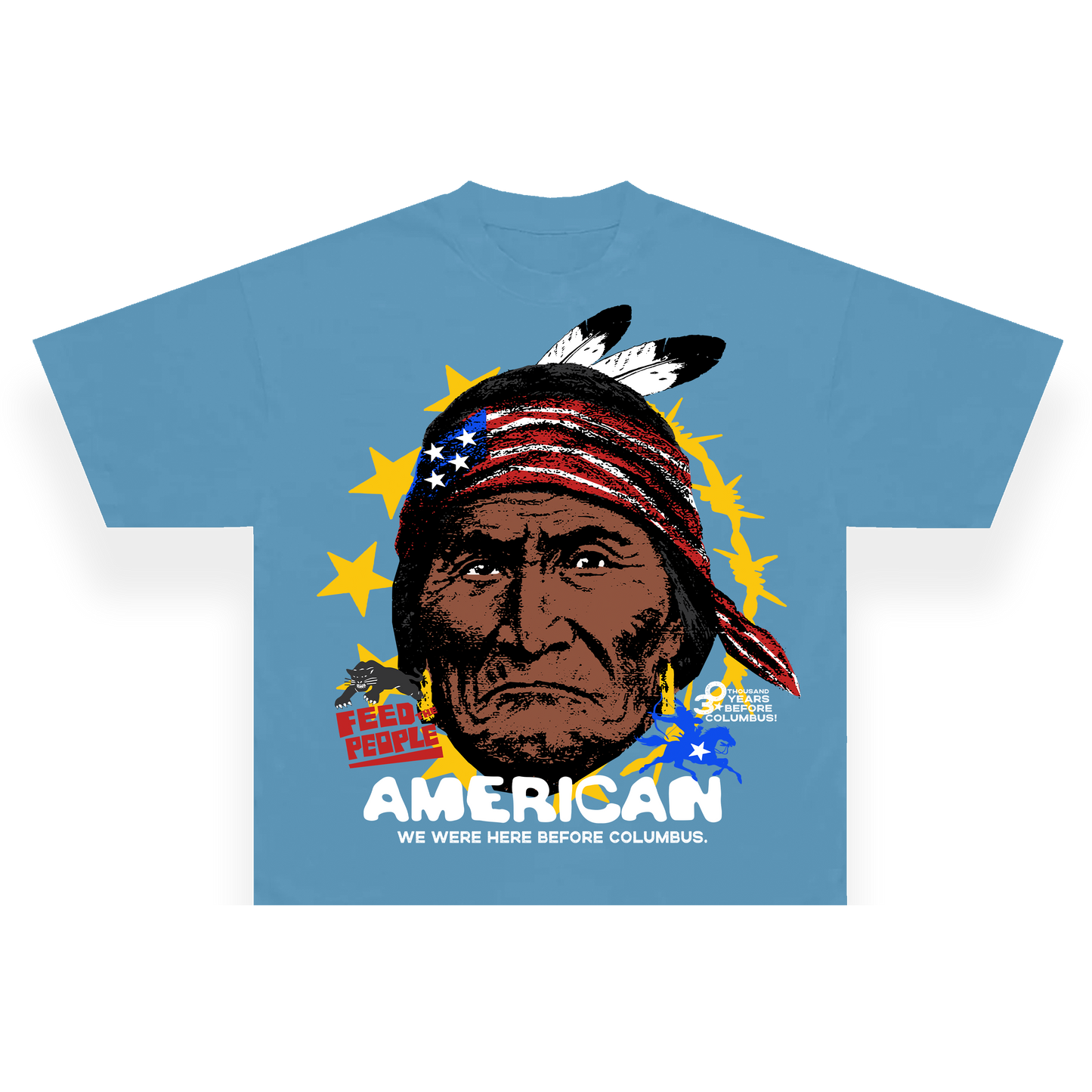 **NEW FUCK ICE (Blue T-Shirt)