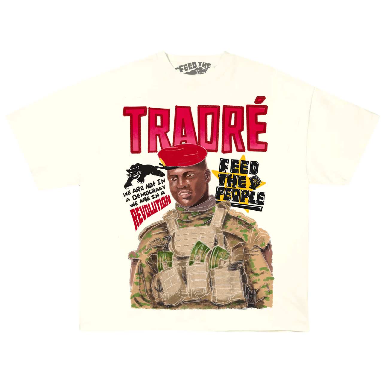 REVOLUTION - Ibrahim Traoré [VINTAGE WHITE]